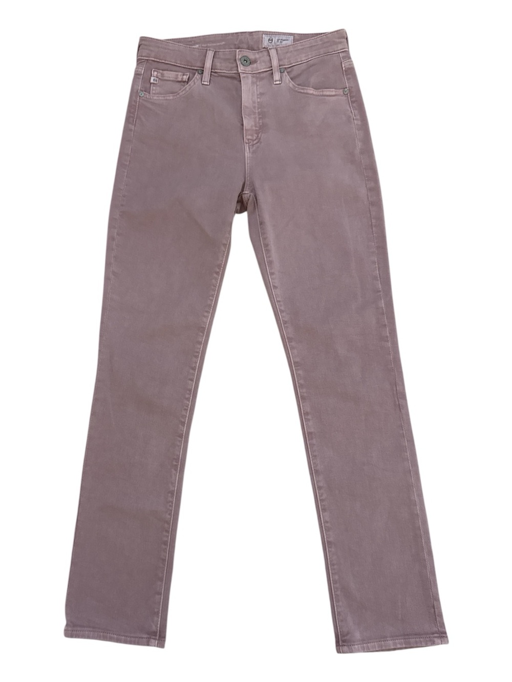 AG Adriano Goldschmied Mari High-Rise Slim Straight Leg AG Cloud Soft Denim 26